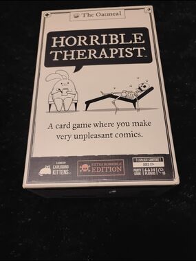 Horrible Therapist Card Game - White (Extra Horrible Edition)